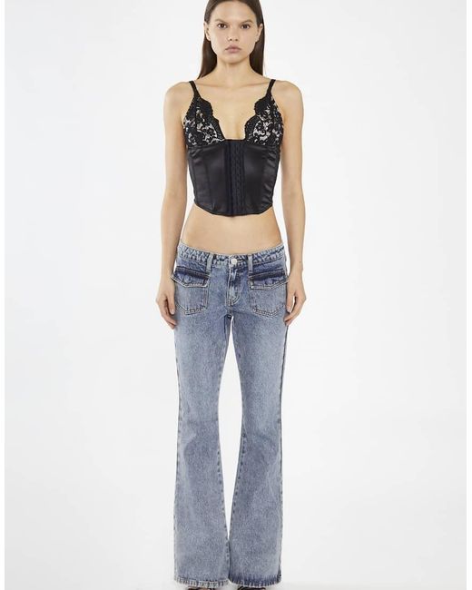 Collective The Label Blue Lace Corset