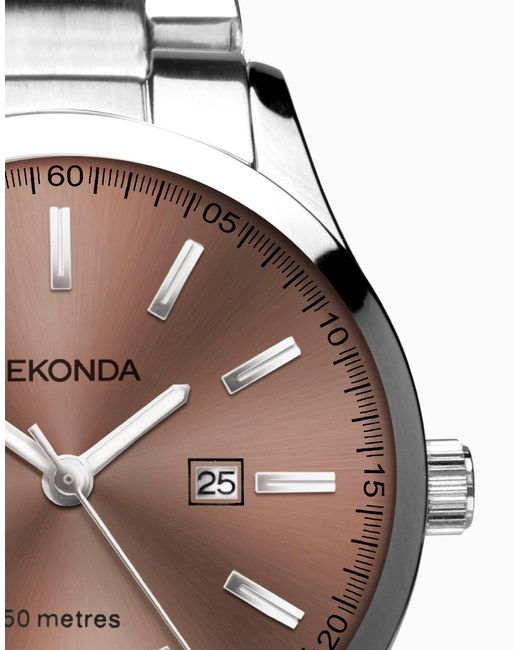 Sekonda White – taylor – damenuhr mit em zifferblatt mit 37 mm durchmesser und edelstahlarmband