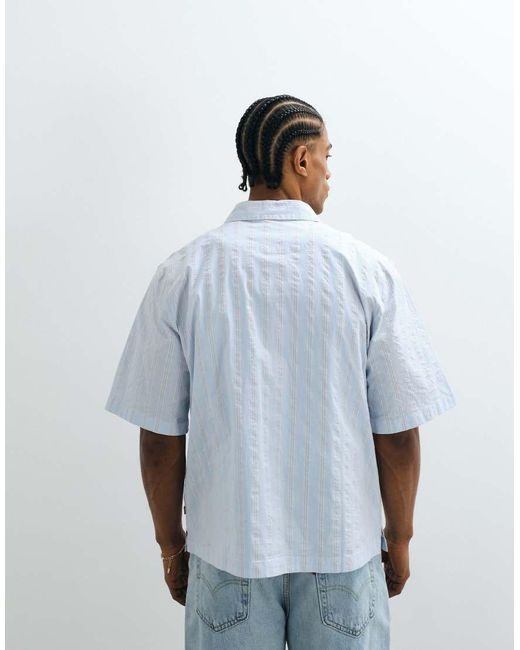 Levi's White Lama Short Sleeve Boxy Shirt for men