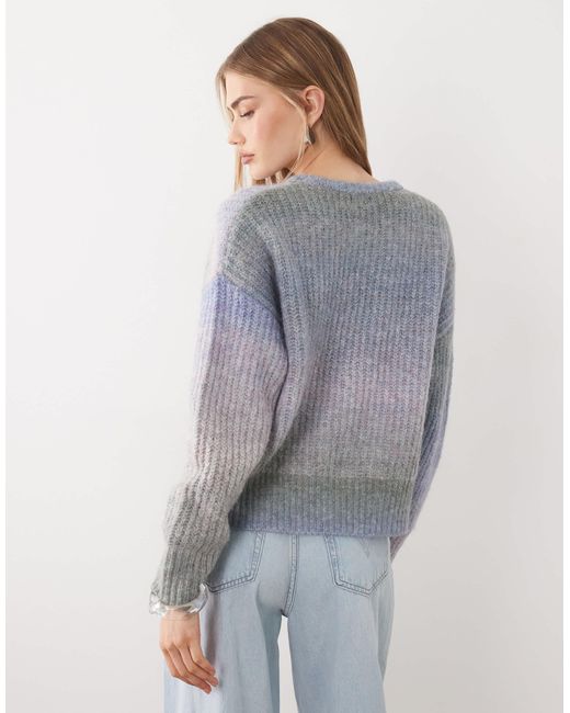 Pull ras Cotton On en coloris Gray
