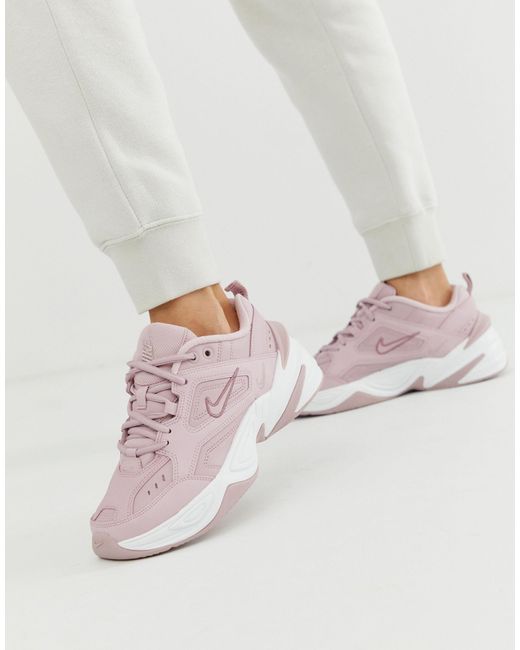 Nike Rubber M2k Tekno Trainers In Pink | Lyst