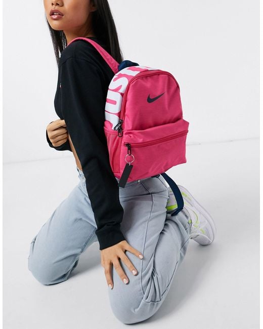 Nike Mini Backpack in Pink | Lyst UK