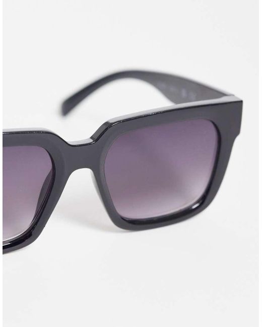 ONLY Black Square Sunglasses