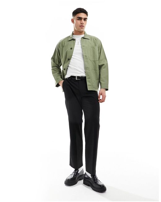 Polo Ralph Lauren – stückgefärbte oxford-hemdjacke in Green für Herren