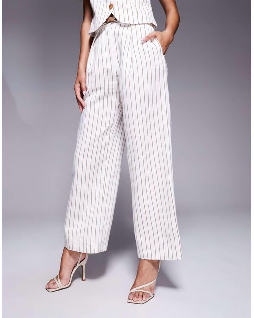 River Island Purple Wide Leg Trouser