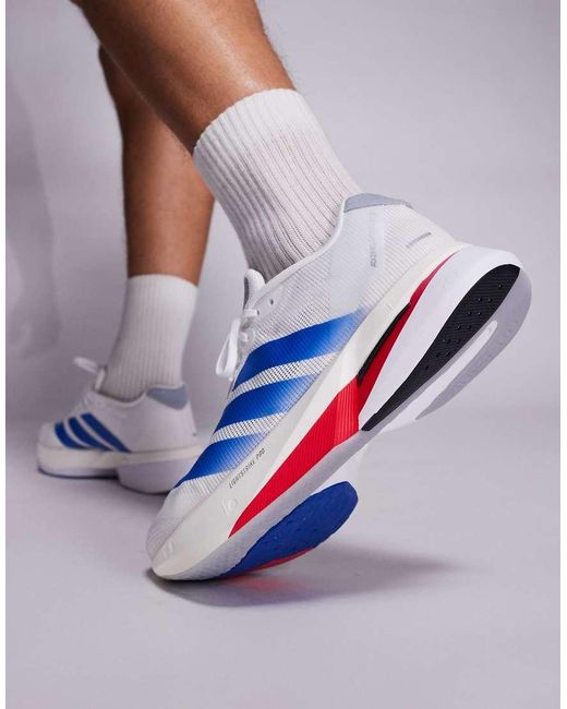 Adidas Originals White Adidas Running Boston 13 Trainers for men