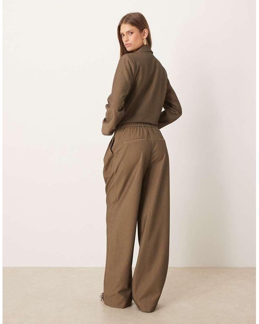 Y.A.S Natural High Waisted Tailored Trousers Co-Ord