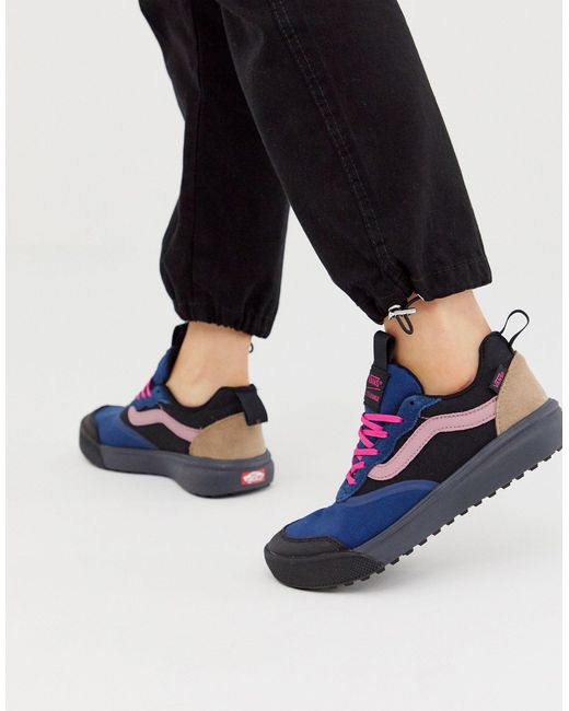 Vans Ultrarange Blue And Pink Trainers