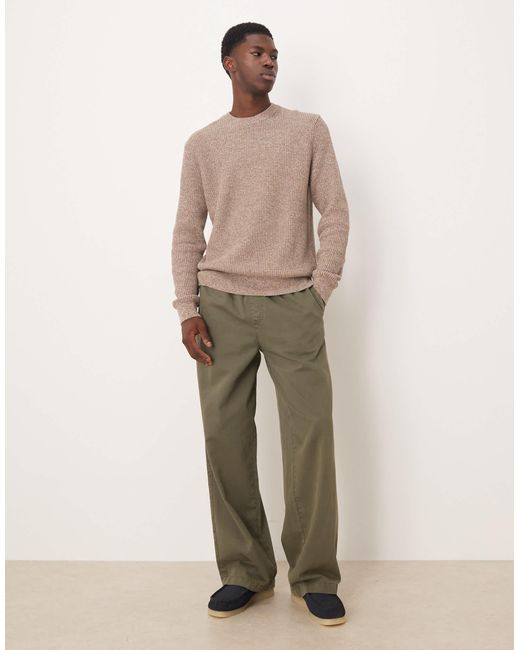 Pull en maille Mango pour homme en coloris Natural