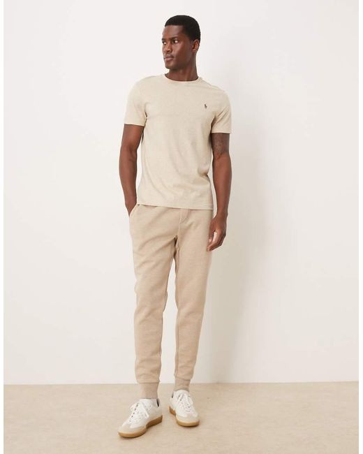 Polo Ralph Lauren Natural Icon Logo Custom Slim Fit T-shirt