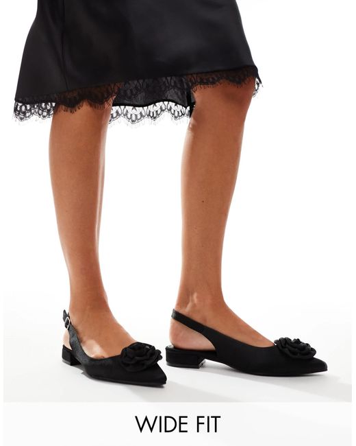 Glamorous Black – spitze ballerinas