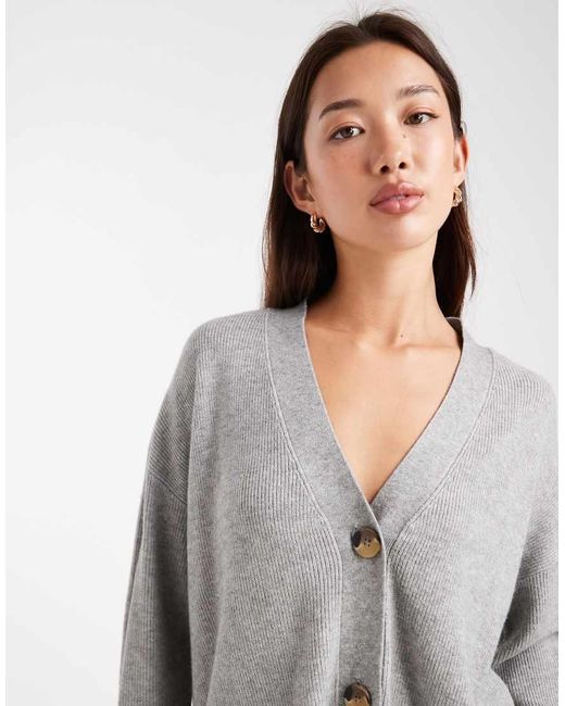 ONLY White Oversized Cardigan