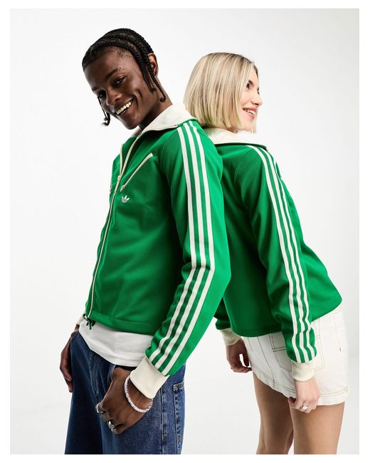 Chaqueta adidas top vintage verde