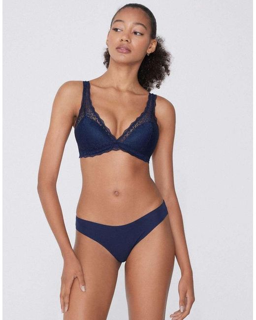 Tezenis Blue Havana Lace Triangle Bra