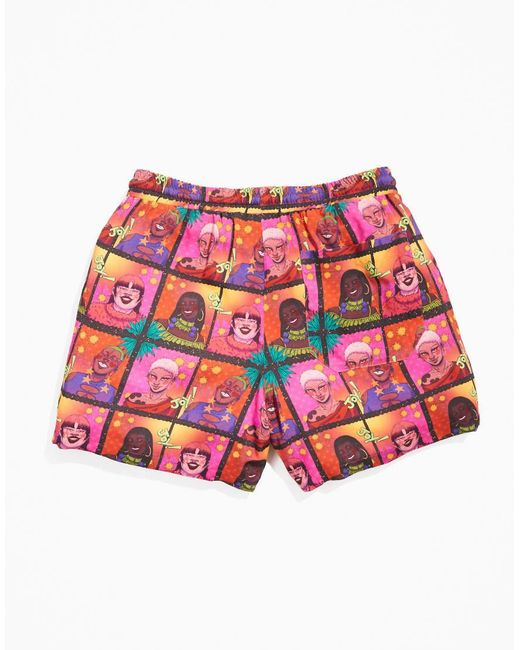 ASOS Red Pride Genderless Co-ord Slim Short With Print