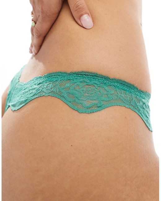 Cotton On Green Cotton On Sabrina Lace G String Brief