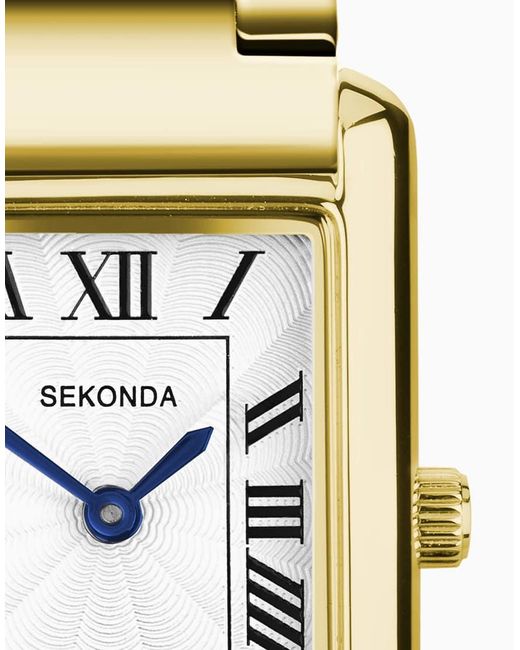 Sekonda Metallic Colette 22Mm Rectangular Watch