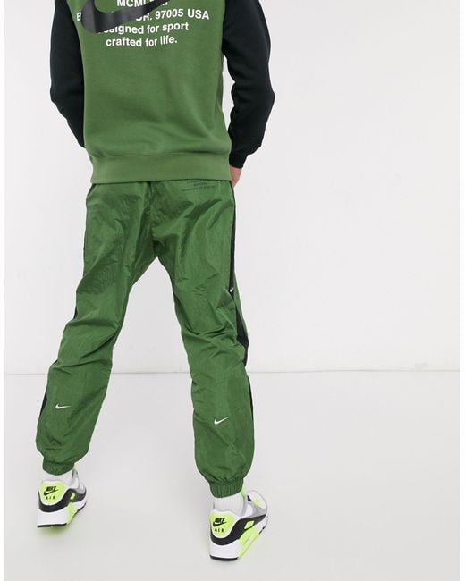 mens nike double swoosh tracksuit