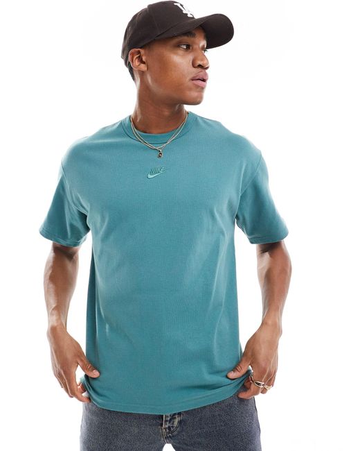 Nike Blue Premium Essentials Unisex Oversized T-shirt