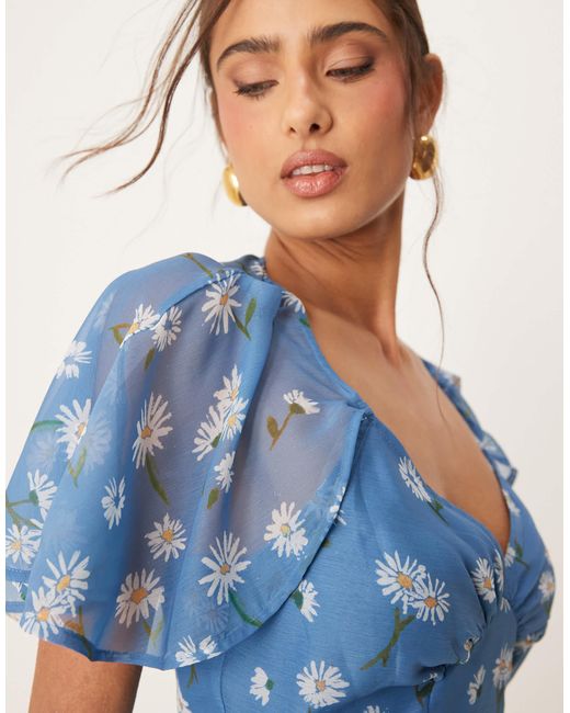 ASOS Blue – kurzes freizeitkleid