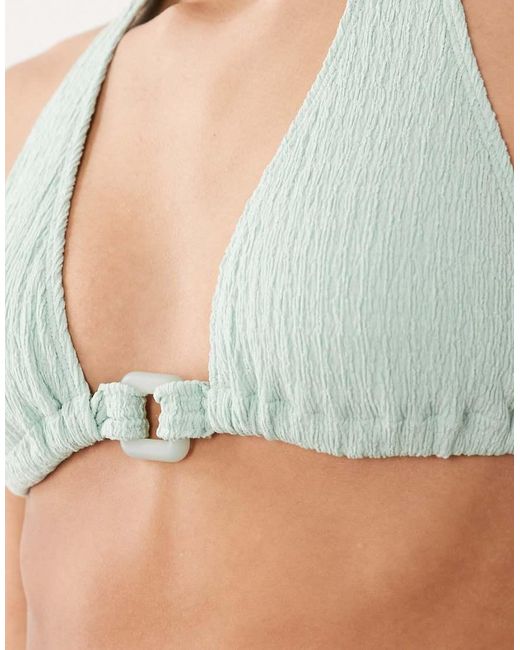 South Beach Blue Halterneck Bikini Top
