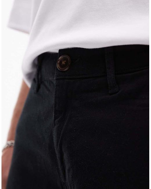 SELECTED White Loose Fit Chino Trouser for men