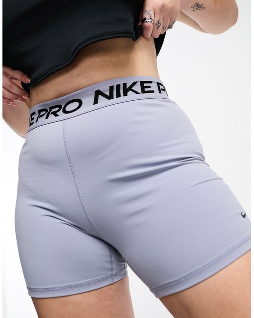 Nike Purple Nike – train plus pro – shorts