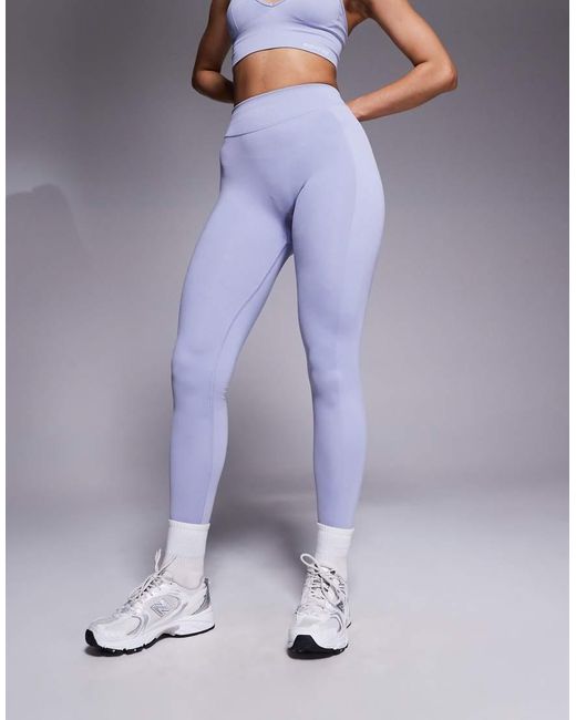 BO+TEE Blue Define Luxe High Waisted Legging Co-Ord