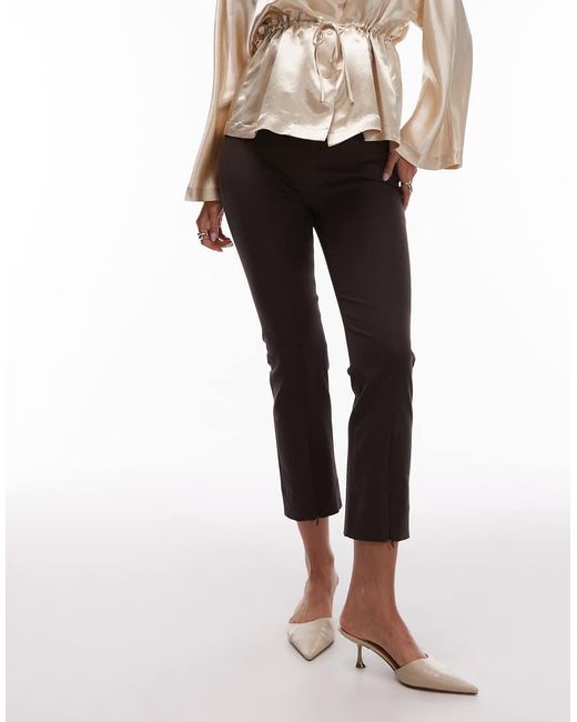ARKET Broek Met Smalle Pijpen, Stretch En Naad Aan De Voorkant in het White