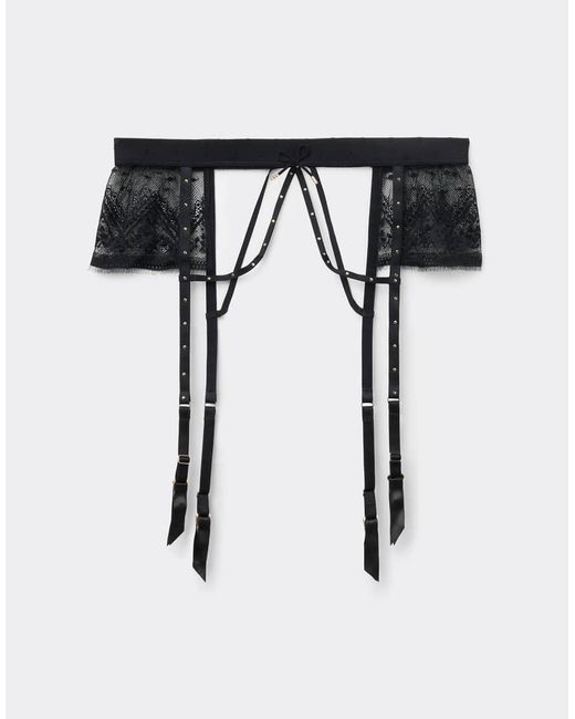 Intimissimi Black Flirt Fearlessly Suspenders