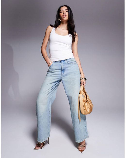 ASOS White – doppellagiges tanktop