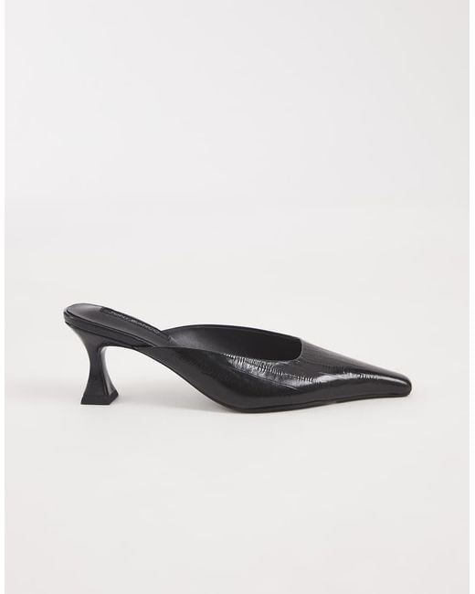 Tony Bianco Gray Juniper Heeled Mules