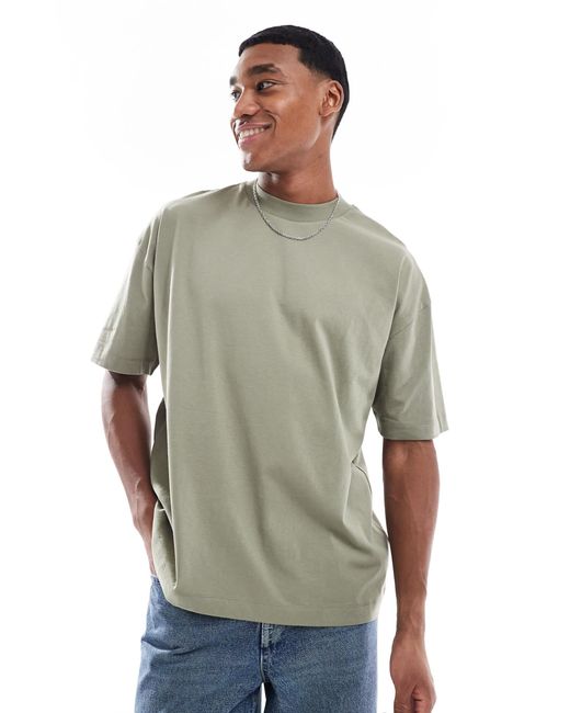 ASOS Gray Essential Oversized T-shirt for men