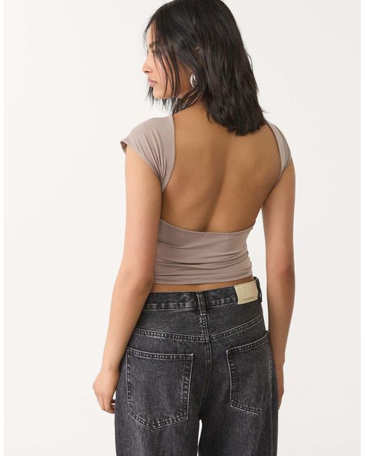 Stradivarius Gray – t-shirt