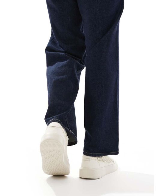 ASOS Sneakers Met Veters Van Mesh in het Blue voor heren
