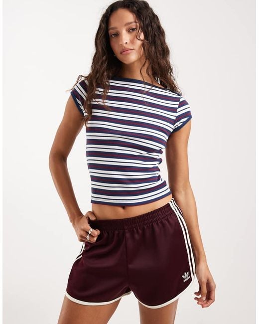 ASOS Blue Boat Neck Short Sleeve Baby Tee