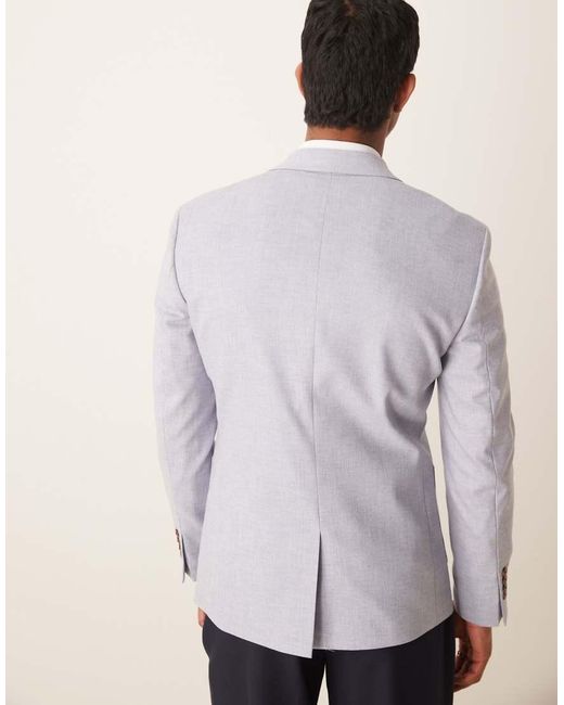 ASOS Blue Skinny Blazer for men