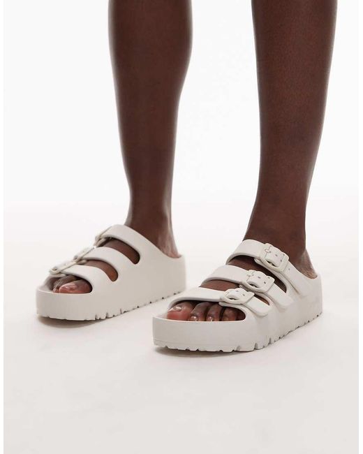 Birkenstock Brown Florida Flex Platform Eva Sandals
