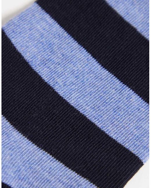Gant Blue 2-pack Barstripe And Solid Socks for men
