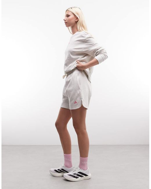 Adidas Originals White Three Stripes Studios Shorts