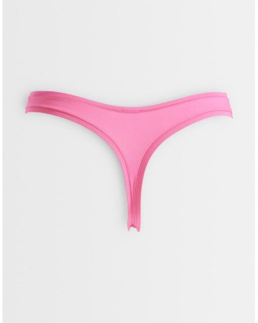 ASOS Set Van 5 Kanten Strings in het Pink