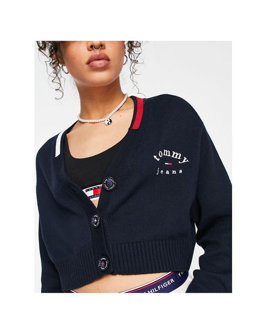 Tommy Hilfiger Denim Logo Cropped 
