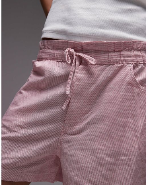 Tommy Hilfiger Multicolor – boxershorts aus leinen mit und weißen streifen