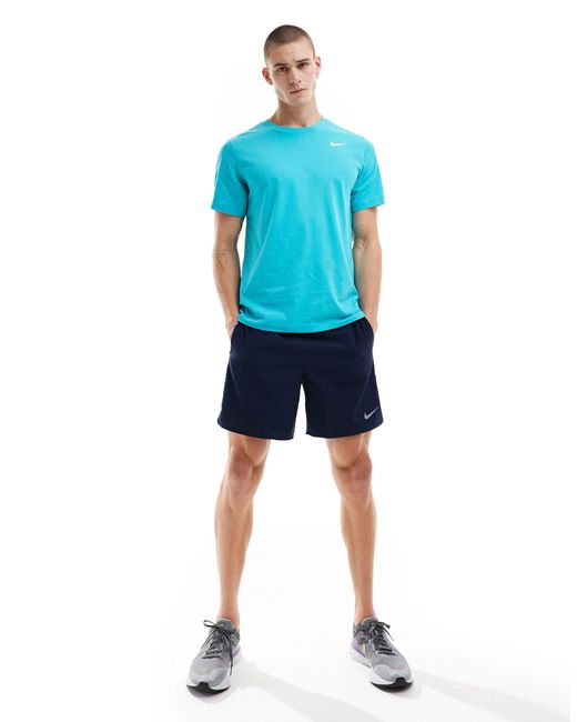 Camiseta verde dri-fit Nike de hombre de color Blue