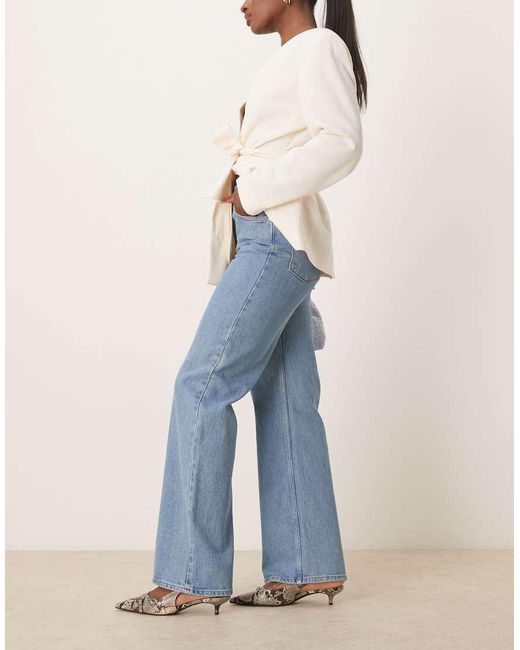 SELECTED Blue Alice Wide Leg Jeans