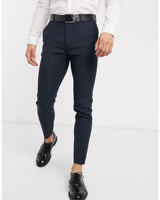 find Mens Skinny Suit Trousers 