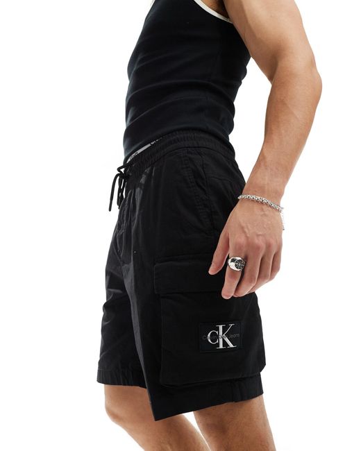 Calvin Klein Black Badge Cargo Shorts for men