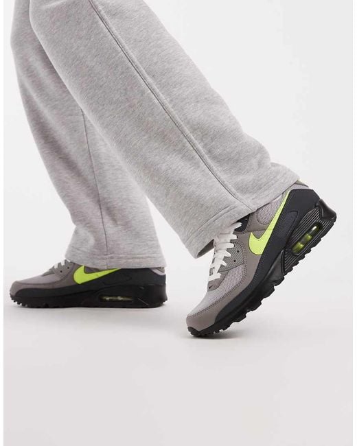 Nike Gray Air Max 90 Trainers for men