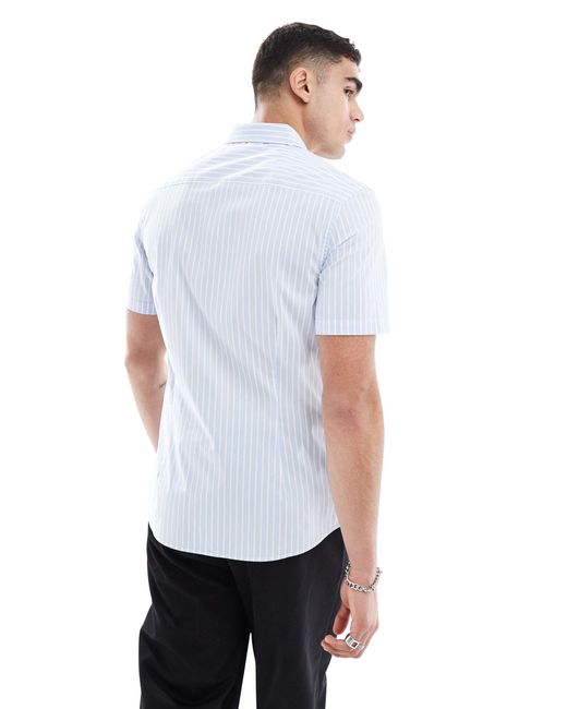 ASOS White Slim Work Shirt for men