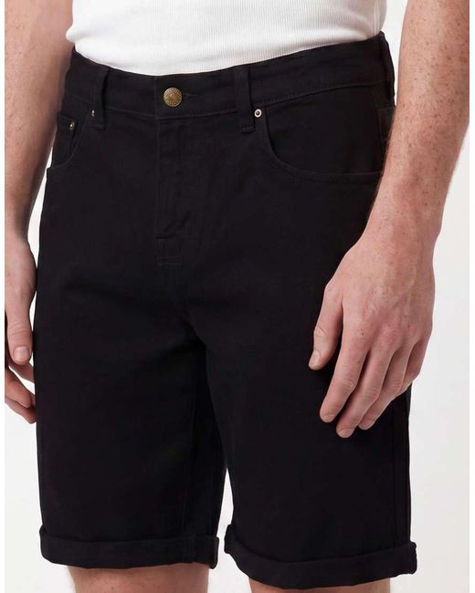 ASOS White Stretch Slim Regular Length Denim Shorts for men